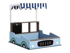AIYAPLAY Sandkasten mit Abdeckung Imprägniert Kinder Sandbox mit Sitzbänken