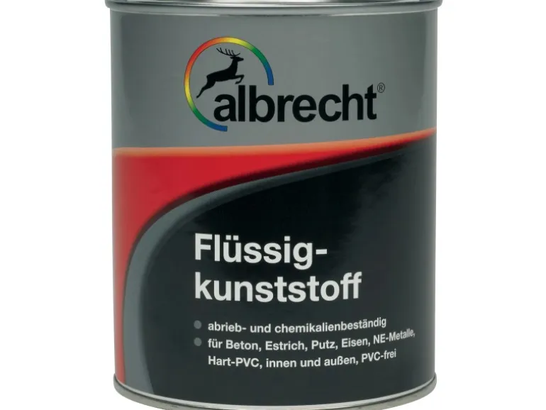 Albrecht Flüssigkunststoff Weiß Seidenglänzend 750 ml