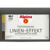 Alpina Farbrezepte Linien-Effekt Weiß 4,5 Liter