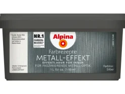 Alpina Farbrezepte Metall-Effekt Silber 1 Liter
