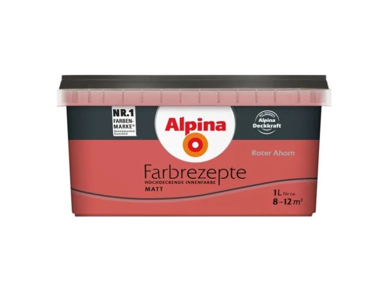 Alpina Farbrezepte Roter Ahorn matt 1 Liter