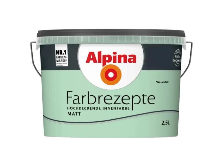 Alpina Farbrezepte Wasserfall matt 2,5 Liter