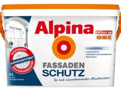 Alpina Fassadenschutz Weiß matt 10 Liter