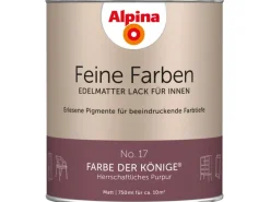 Alpina Feine Farben Lack No. 17 Farbe der Könige® Lila edelmatt 750 ml