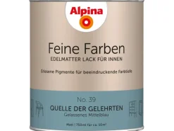 Alpina Feine Farben Lack No. 39 Quelle der Gelehrten® Blau edelmatt 750 ml