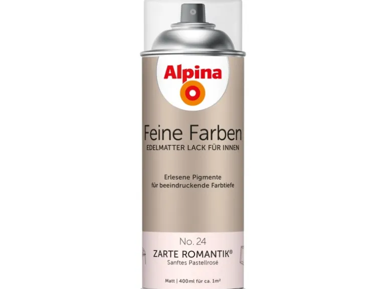 Alpina Feine Farben Sprühlack No. 24 Zarte Romantik® edelmatt 400 ml