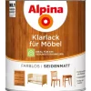 Alpina Klarlack für Möbel Transparent seidenmatt 750 ml
