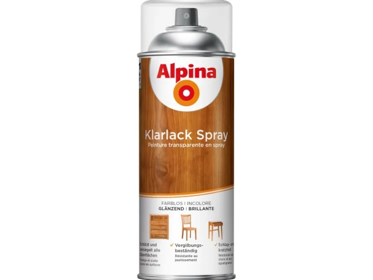 Alpina Klarlack Spray Seidenmatt 400 ml