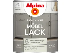 Alpina Möbel-Lack Bad & Küche Granit Seidenmatt 750 ml