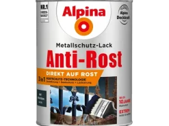 Alpina Metallschutz-Lack Anti-Rost Anthrazitgrau matt 2,5 l