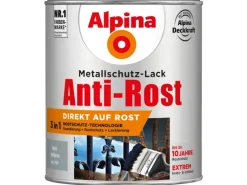 Alpina Metallschutz-Lack Anti-Rost Hellgrau matt 750 ml