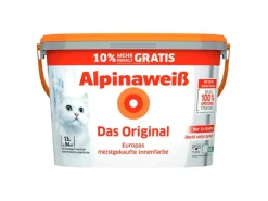 Alpina Wandfarbe Alpinaweiß Das Original Weiß Matt 11 l