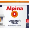 Alpina Wandfarbe Deckkraft Weiß matt 10 l