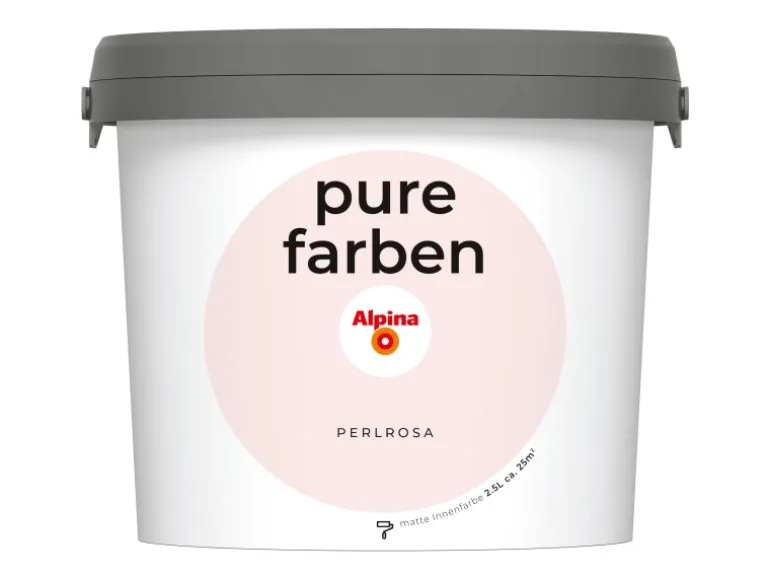 Alpina Wandfarbe Pure Farben Perlrosa 2,5 l