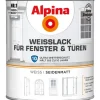Alpina Weißlack für Fenster & Türen seidenmatt 2 Liter