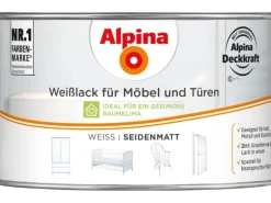 Alpina Weißlack für Möbel & Türen seidenmatt 300 ml