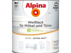 Alpina Weißlack für Möbel & Türen matt 2 Liter