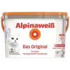 Alpinaweiß Wandfarbe Das Original Weiß Matt 10 l