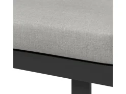 Alu-Ecksessel Lipson Aluminium Grau