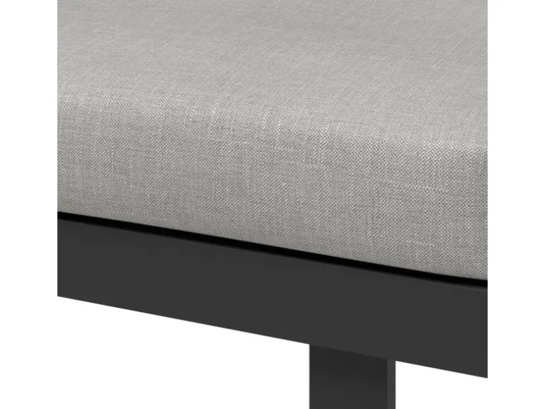 Alu-Ecksessel Lipson Aluminium Grau