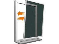Alurahmen Insektenschutz Fenster 120 cm x 150 cm Weiß