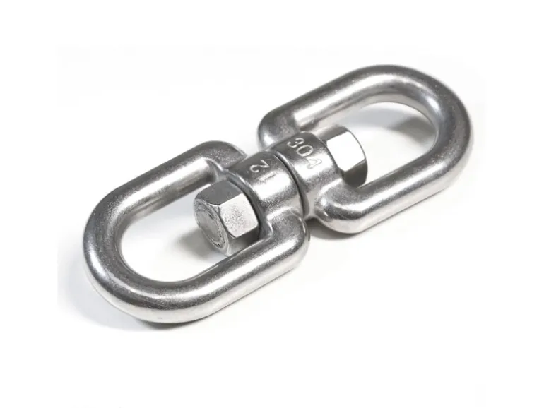 AMANKA XL-Hängesessel Drehwirbel 10 x 125 mm bis 420 kg Silber