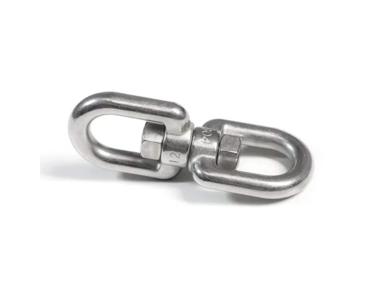 AMANKA XL-Hängesessel Drehwirbel 10 x 125 mm bis 420 kg Silber