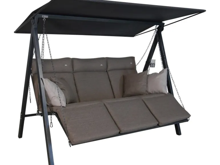 Angerer Hollywoodschaukel 3-Sitzer Lounge Smart Olive