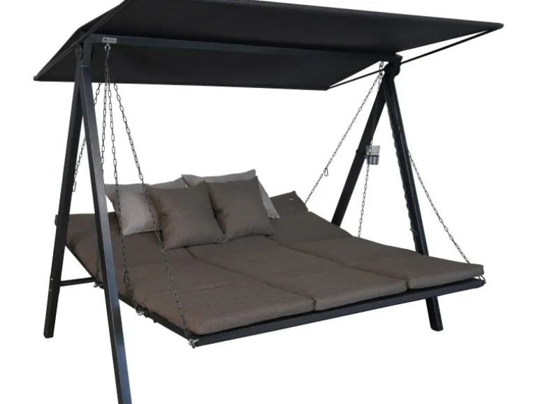 Angerer Hollywoodschaukel 3-Sitzer Lounge Smart Olive