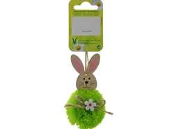 Anhänger Hase 4,5 cm x 4,5 cm x 9 cm Grün