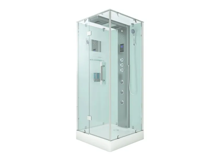 AquaVapore Duschkabine Komplettdusche D38-00L1 Fertigdusche Dusche 80x80 cm