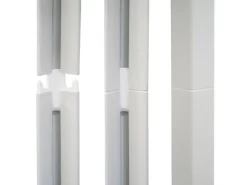 Ar Shelving Eckregal Erweiterungmodul Rivet Style 48 x 70 x 40 cm Grauweiß FSC®