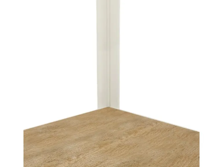 Ar Shelving Eckregal Rivet D-Carbon Style 150 x 70 x 40 cm Grauweiß FSC®