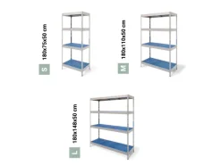 Ar Shelving Lebensmittelregal Gastronorm L 180 cm x 150 cm x 50 cm