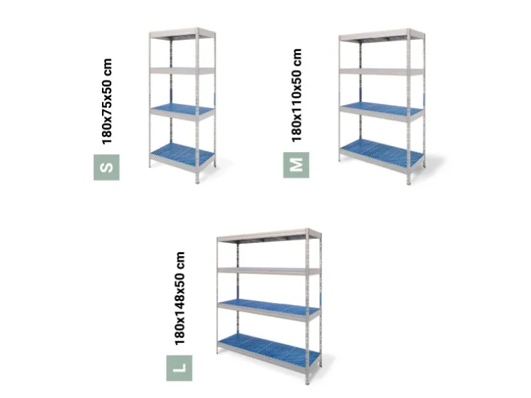 Ar Shelving Lebensmittelregal Gastronorm L 180 cm x 150 cm x 50 cm