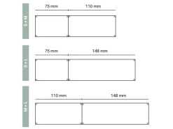 Ar Shelving Lebensmittelregal Gastronorm L 180 cm x 150 cm x 50 cm
