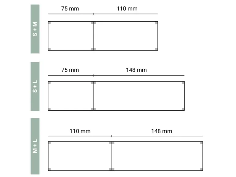 Ar Shelving Lebensmittelregal Gastronorm L 180 cm x 150 cm x 50 cm