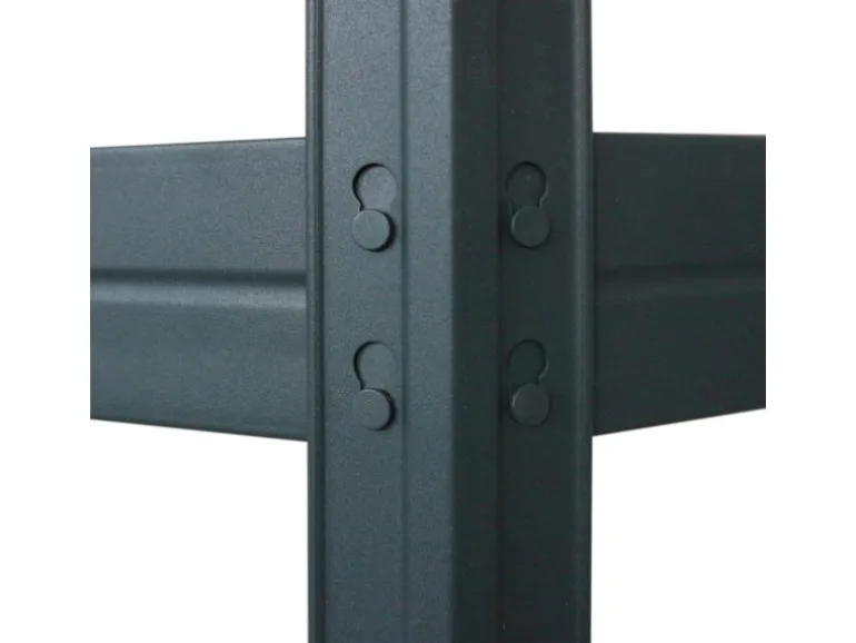 Ar Shelving Rivet Eck-Schwerlastregal 180 x 90 x 45 cm 5 Böden Anthrazit FSC®