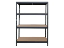 Ar Shelving Rivet Schwerlastregal 180 x 120 x 60 cm 4 Böden Anthrazit FSC®