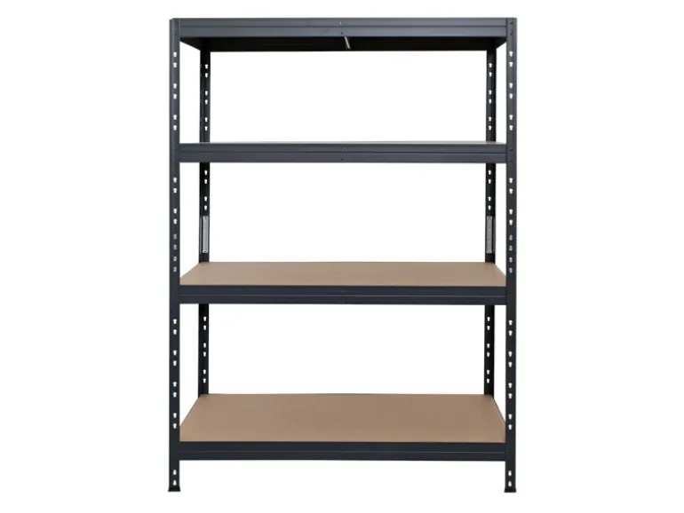 Ar Shelving Rivet Schwerlastregal 180 x 120 x 60 cm 4 Böden Anthrazit FSC®