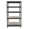 Ar Shelving Rivet Schwerlastregal 180 x 90 x 60 cm 5 Böden Anthrazit FSC®