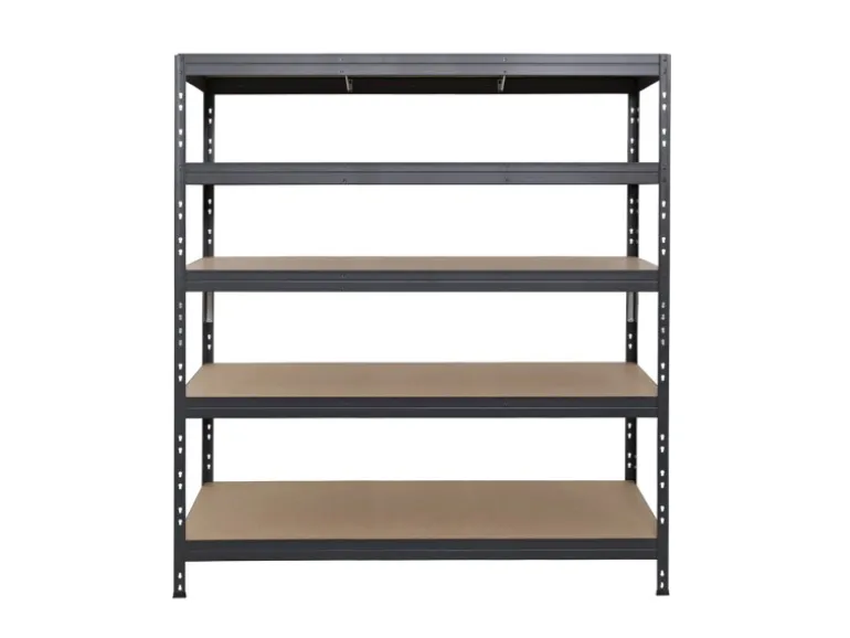 Ar Shelving Rivet Schwerlastregal 180 x 150 x 45 cm 5 Böden Anthrazit FSC®