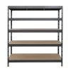 Ar Shelving Rivet Schwerlastregal 180 x 150 x 60 cm 5 Böden Anthrazit FSC®