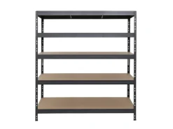 Ar Shelving Rivet Schwerlastregal 180 x 150 x 60 cm 5 Böden Anthrazit FSC®
