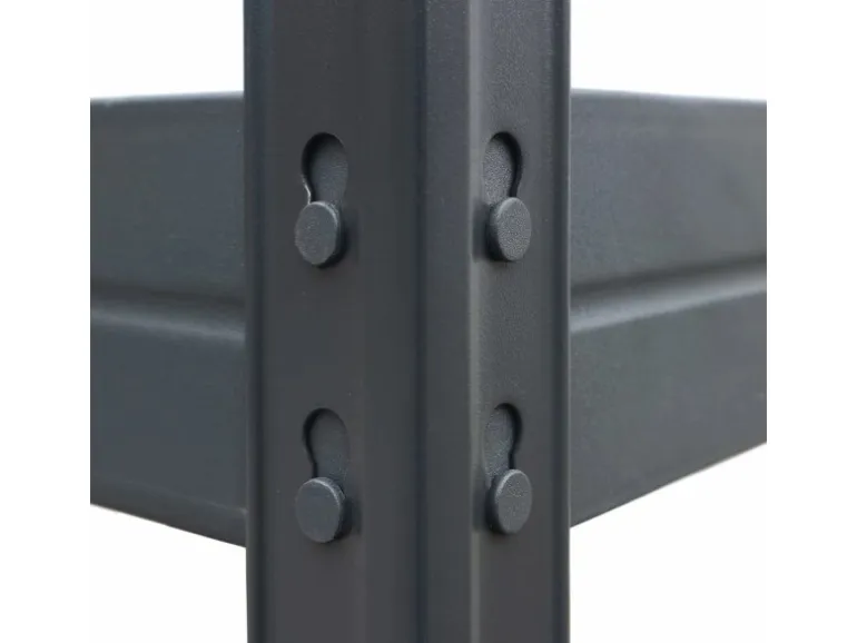 Ar Shelving Rivet Schwerlastregal 180 x 120 x 45 cm 5 Böden Anthrazit FSC®