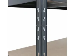 Ar Shelving Rivet Schwerlastregal 180 x 150 x 45 cm 4 Böden Anthrazit FSC®