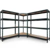 Ar Shelving Rivet Set 180 x 210 x 240 x 45 cm mit 4 HDF-Böden Anthrazit