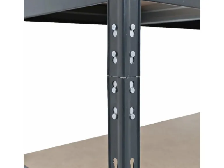 Ar Shelving Rivet Set 180 x 210 x 240 x 45 cm mit 5 HDF-Böden Anthrazit
