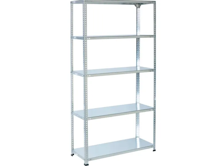Ar Shelving Schraubregal Verzinkt 200 x 100 x 50 cm 5 Böden 100 kg