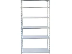 Ar Shelving Schraubregal Verzinkt 200 x 100 x 50 cm 6 Böden 100 kg
